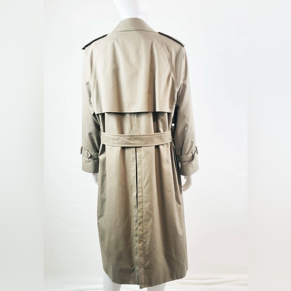 Vintage Near Mint Burberry Beige Trench Coat - Picture 2 of 10